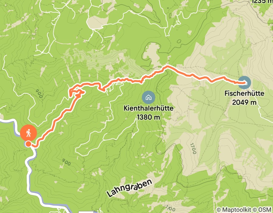 Karte der Tour