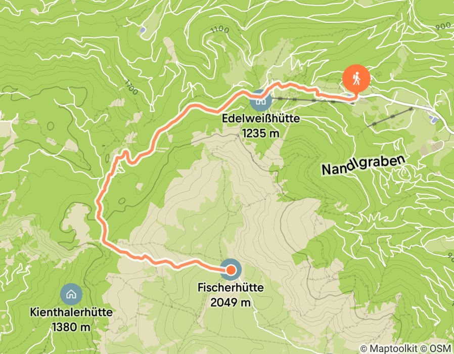 Karte der Tour