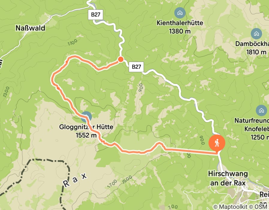 Karte der Tour