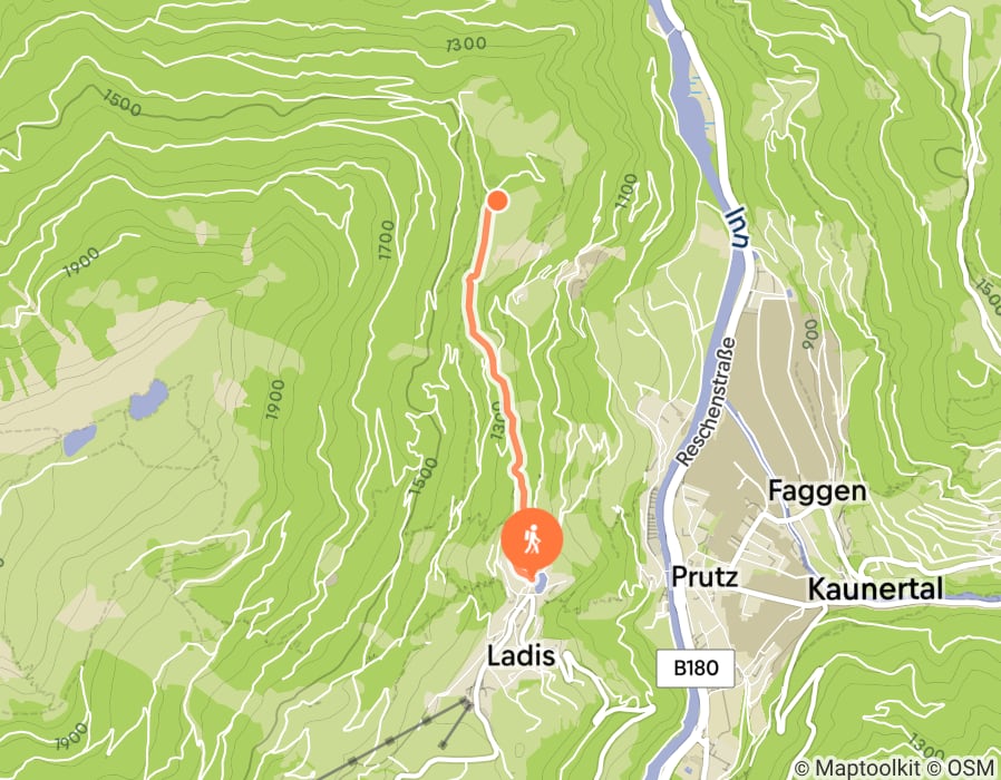 Karte der Tour