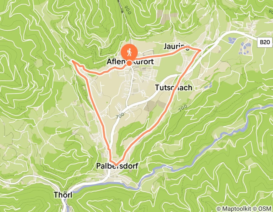 Karte der Tour
