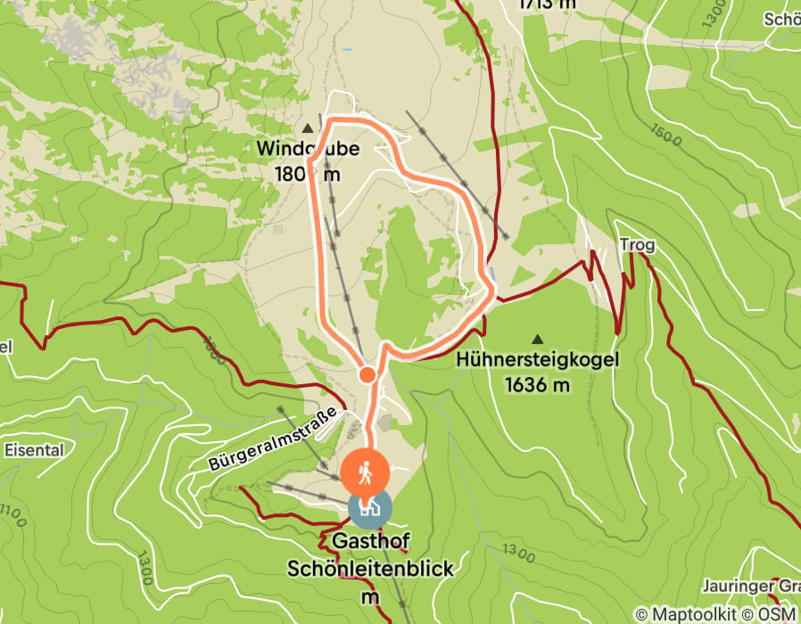 Karte der Tour