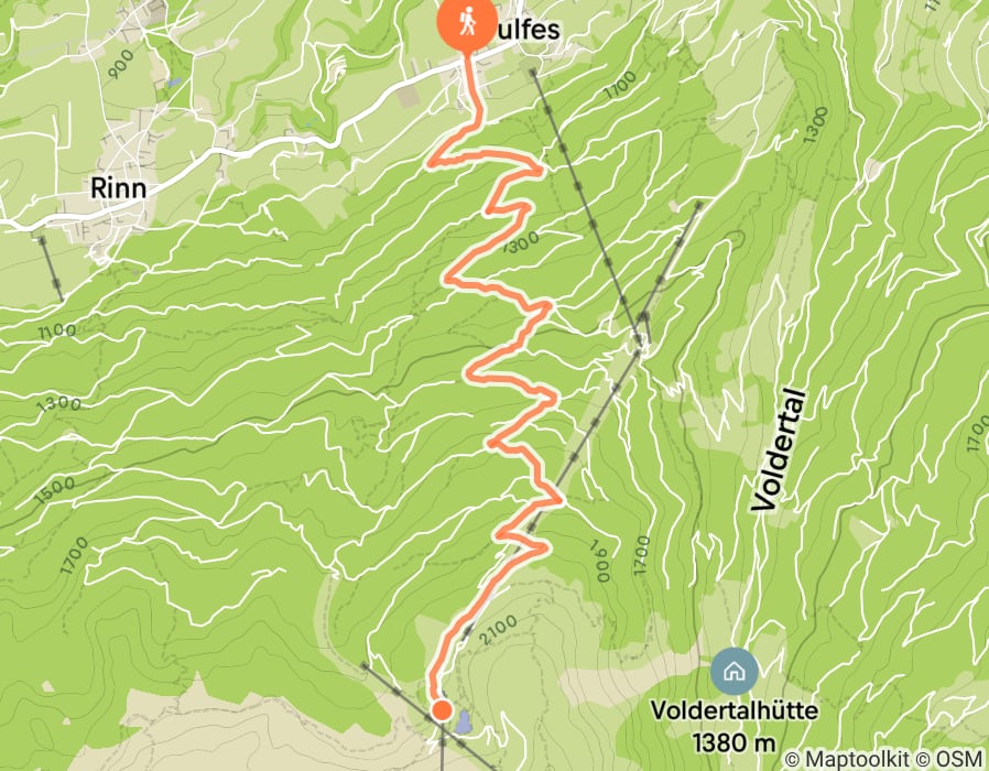 Karte der Tour