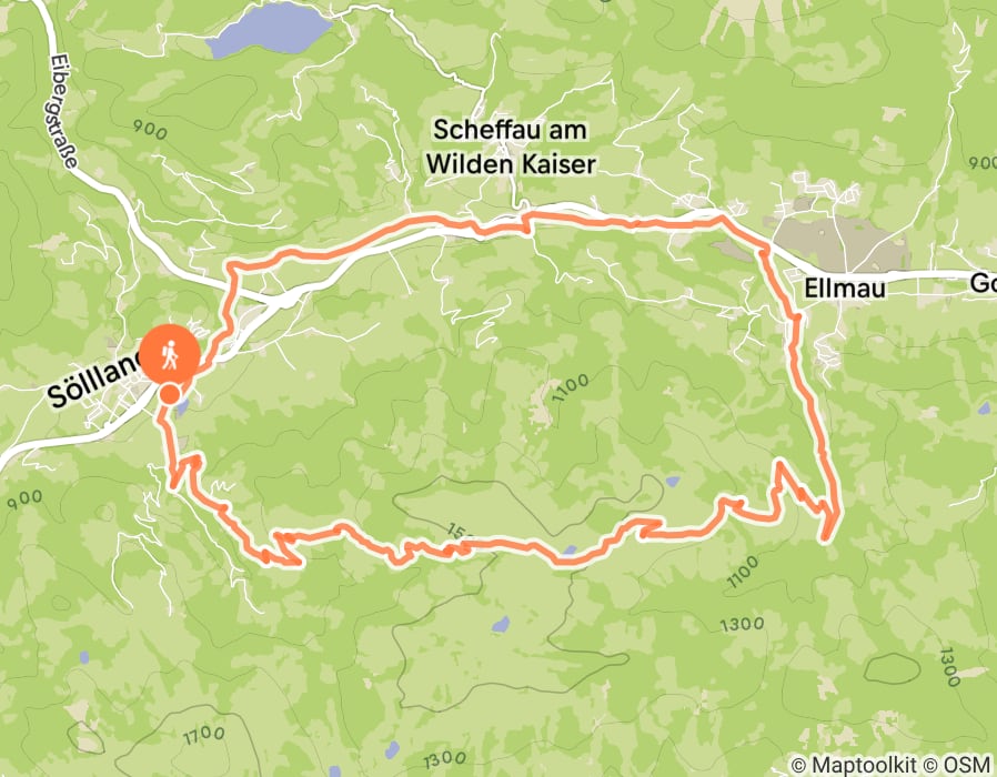 Karte der Tour