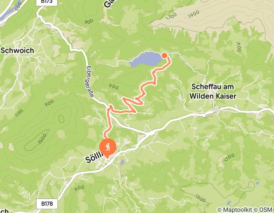 Karte der Tour