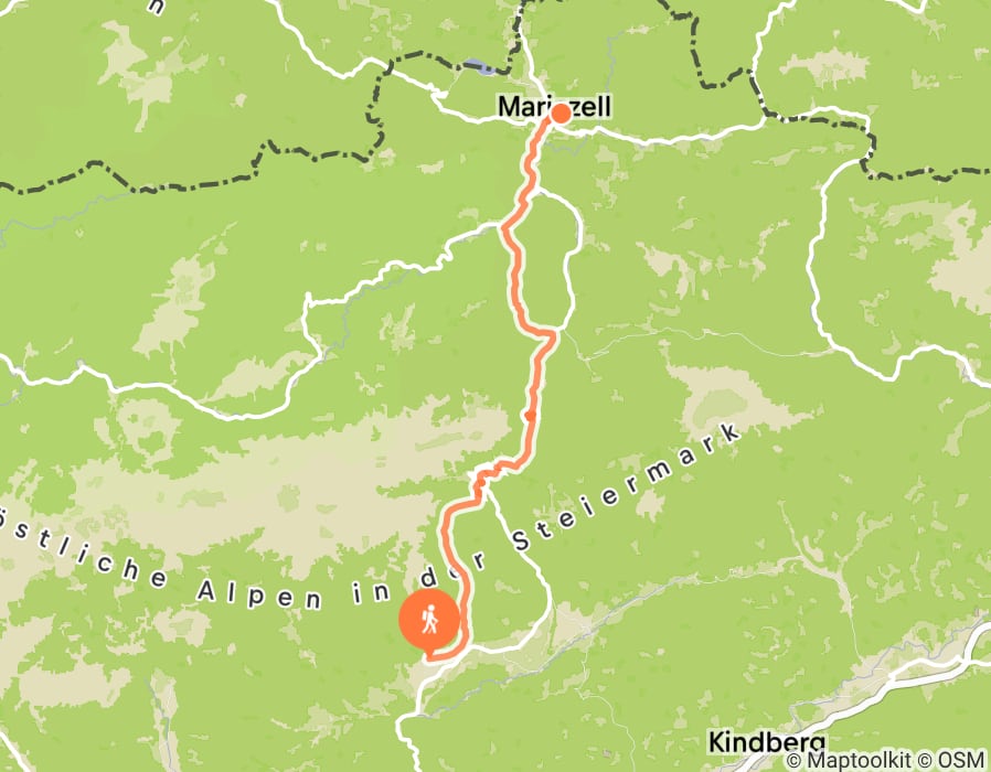 Karte der Tour