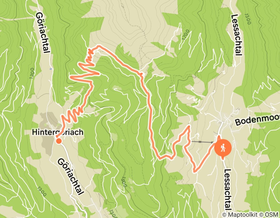 Karte der Tour