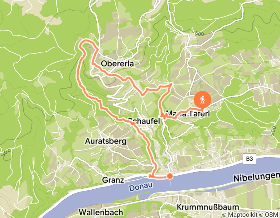 Karte der Tour