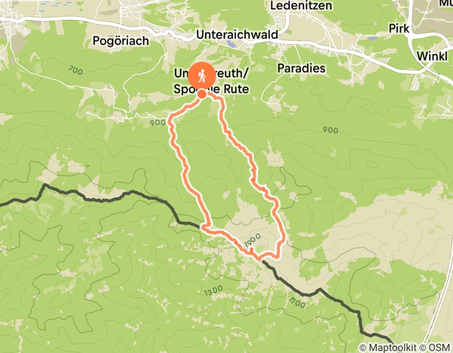 Karte der Tour
