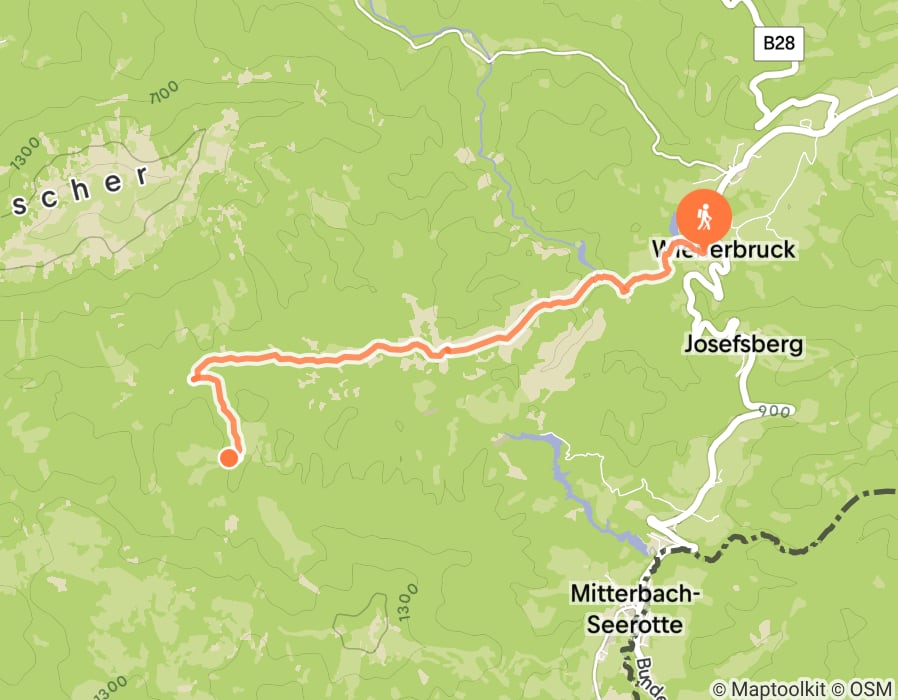 Karte der Tour