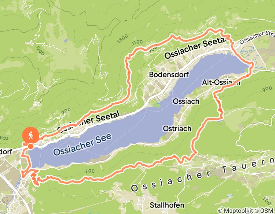 Karte der Tour