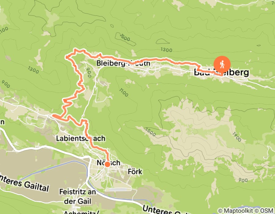 Karte der Tour