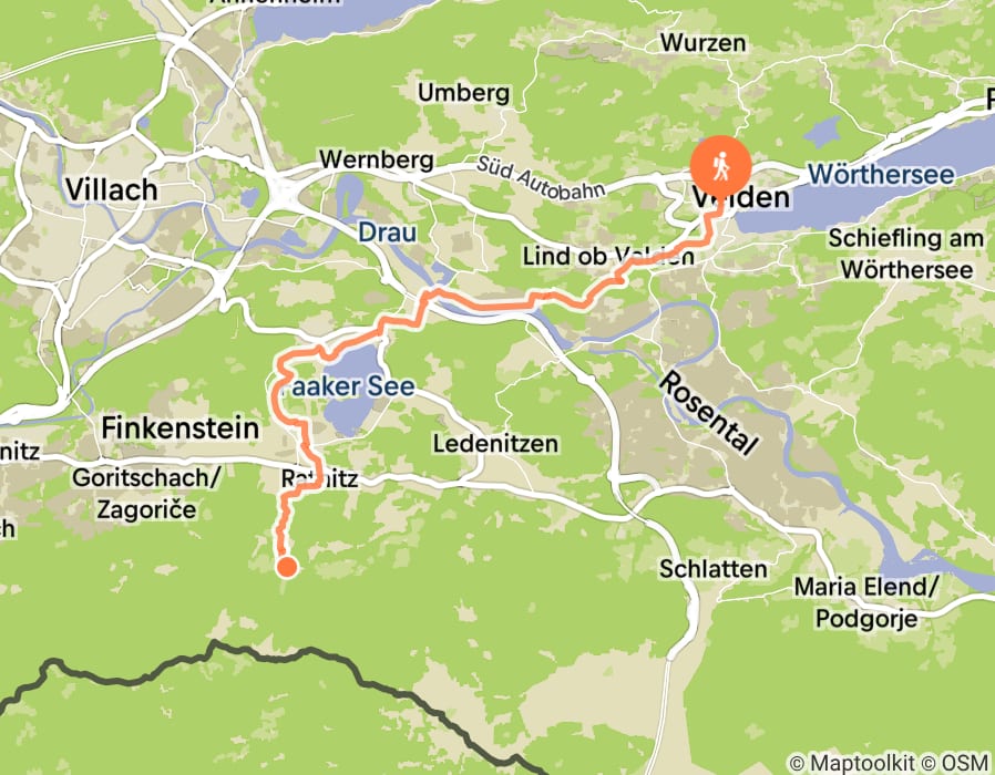 Karte der Tour