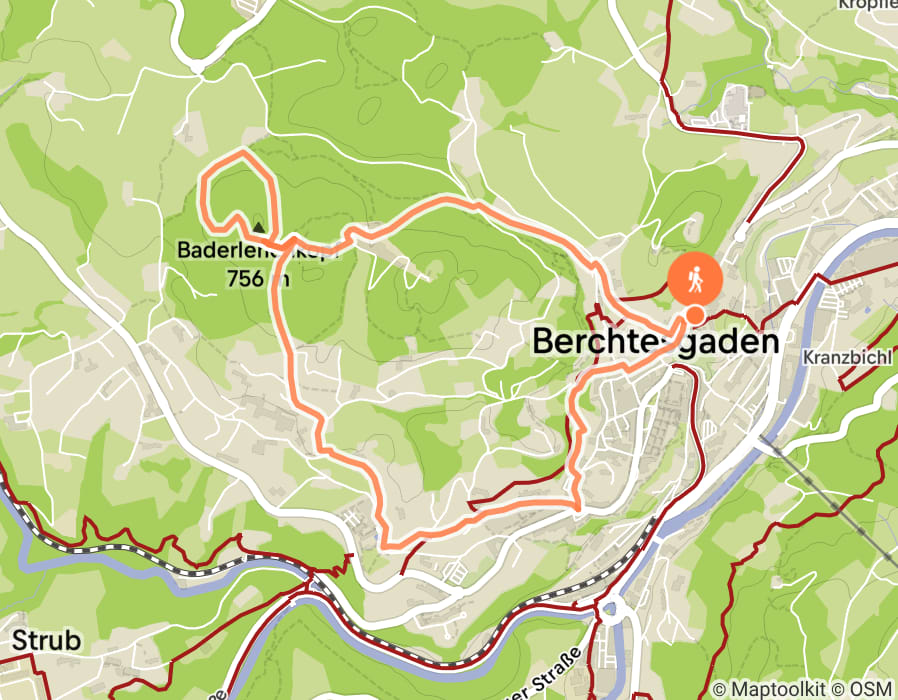 Karte der Tour
