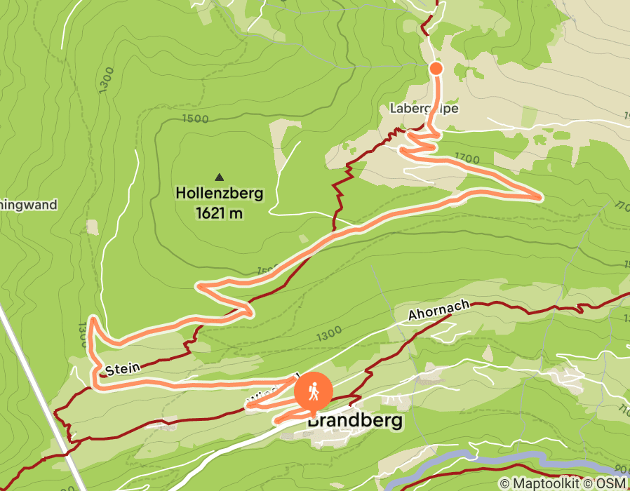 Karte der Tour