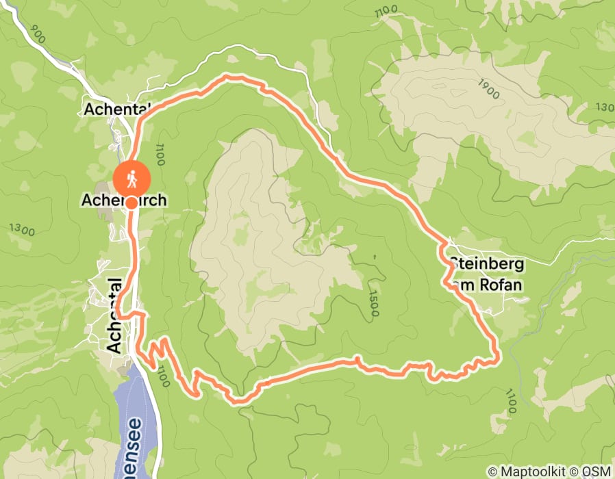 Karte der Tour