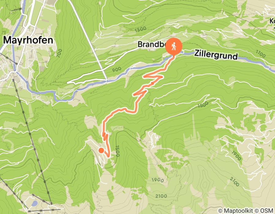 Karte der Tour