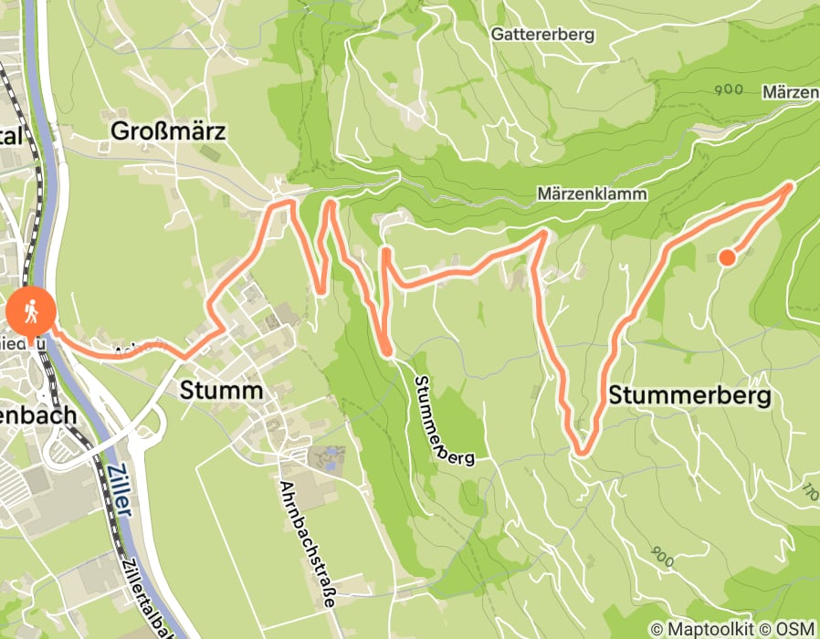 Karte der Tour