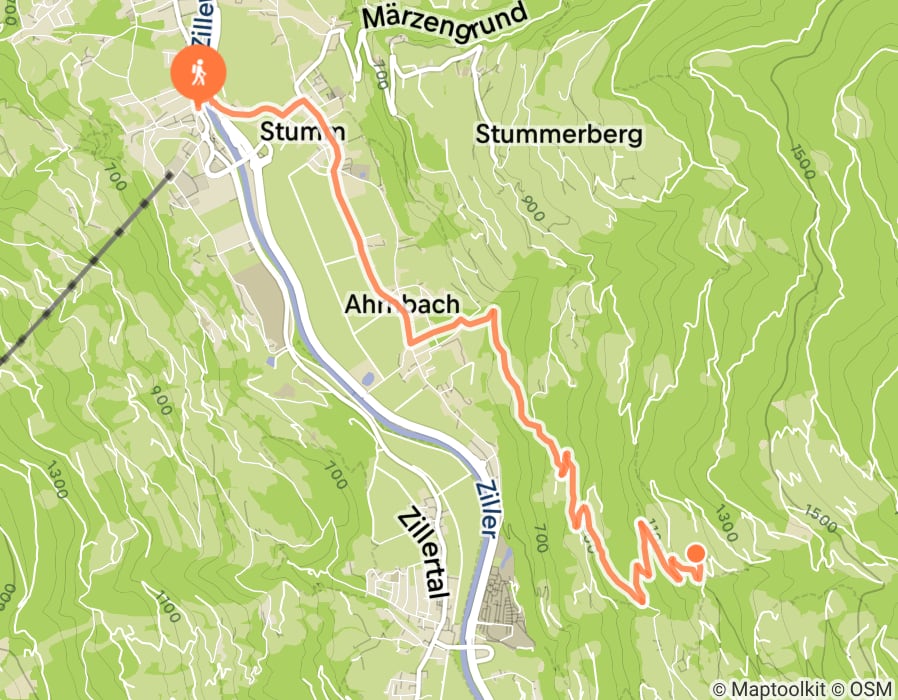 Karte der Tour