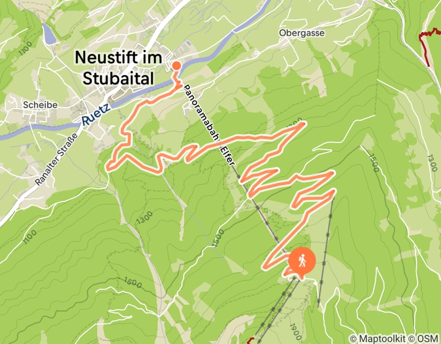 Karte der Tour