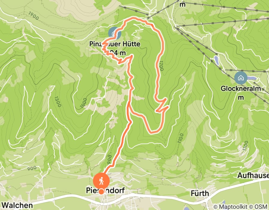 Karte der Tour