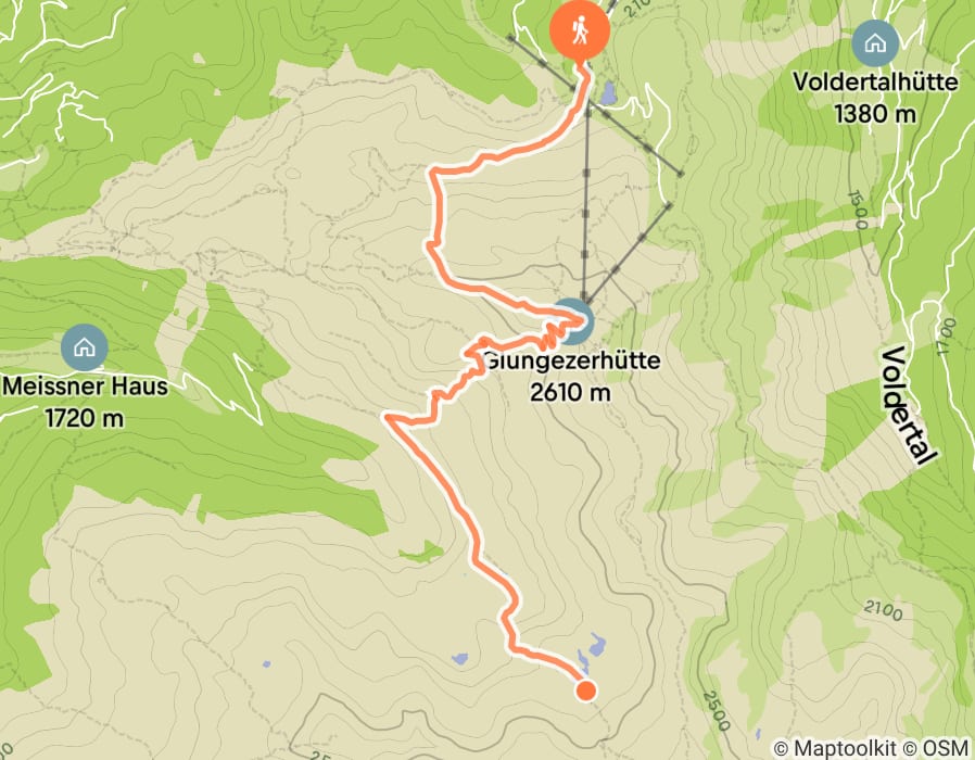 Karte der Tour