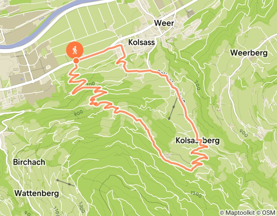 Karte der Tour