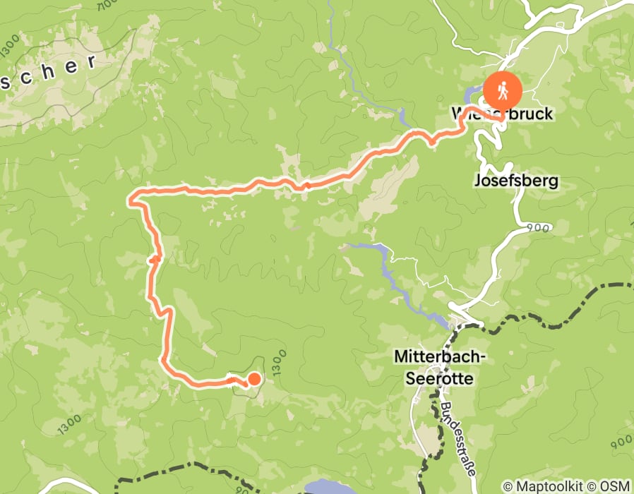 Karte der Tour