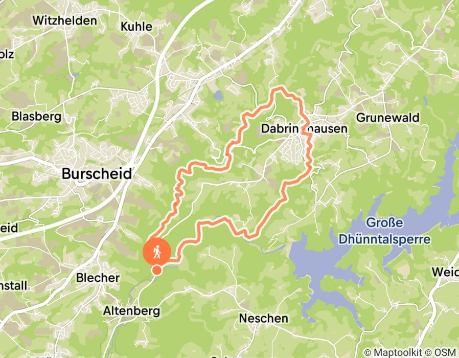 Karte der Tour