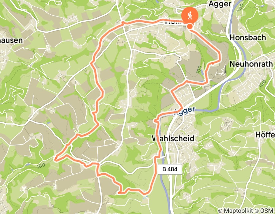 Karte der Tour