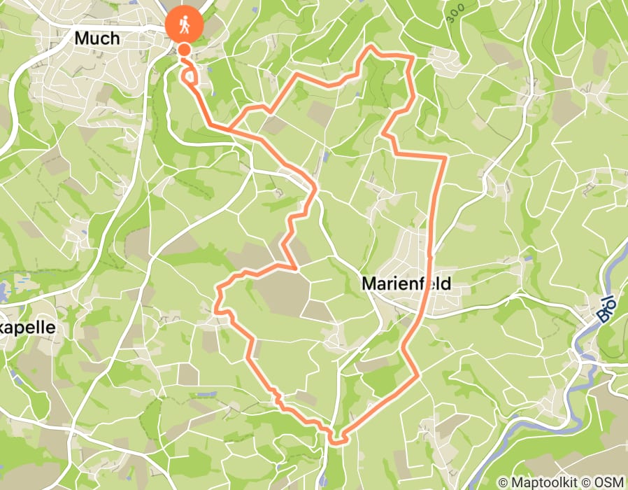 Karte der Tour