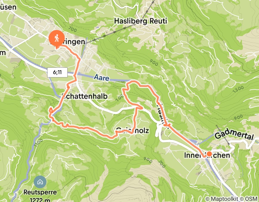 Karte der Tour