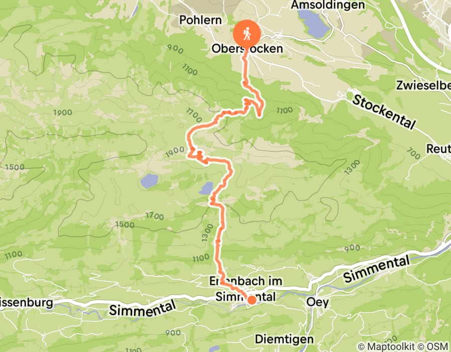 Karte der Tour