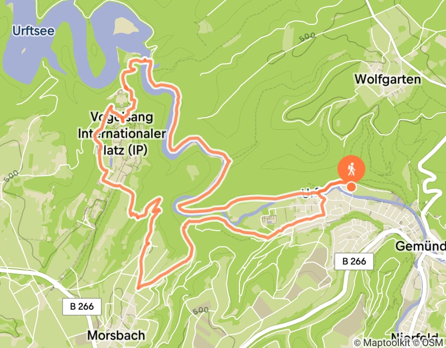 Karte der Tour