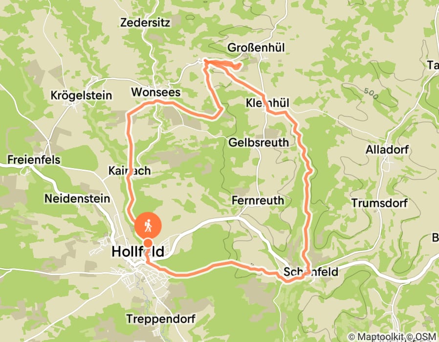 Karte der Tour