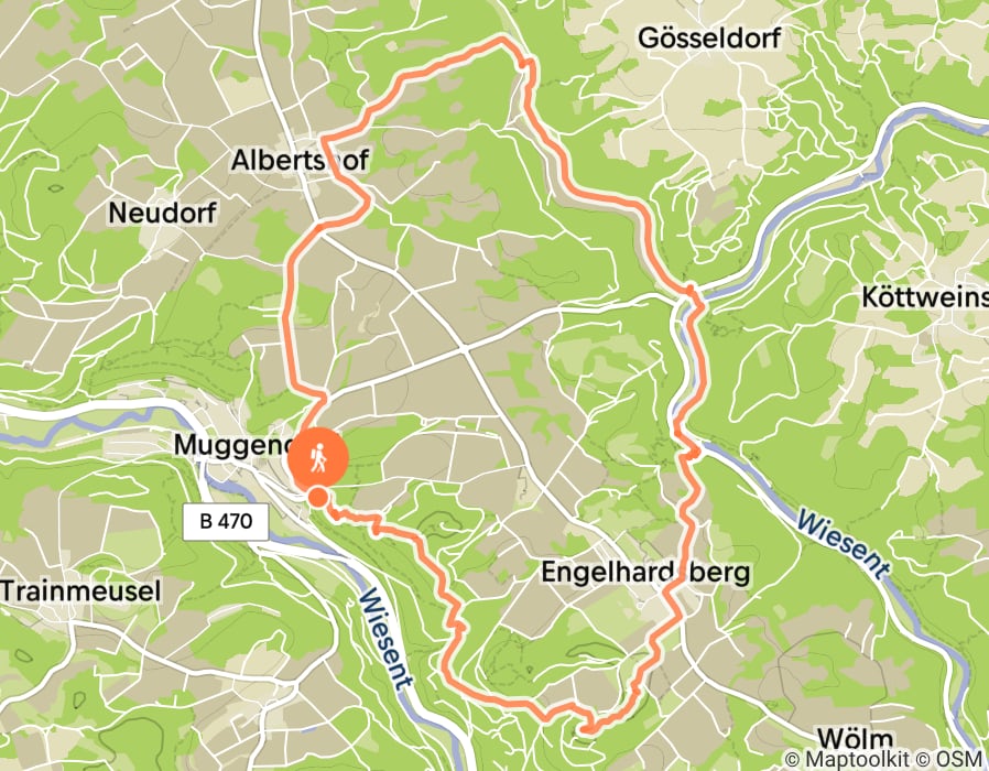 Karte der Tour