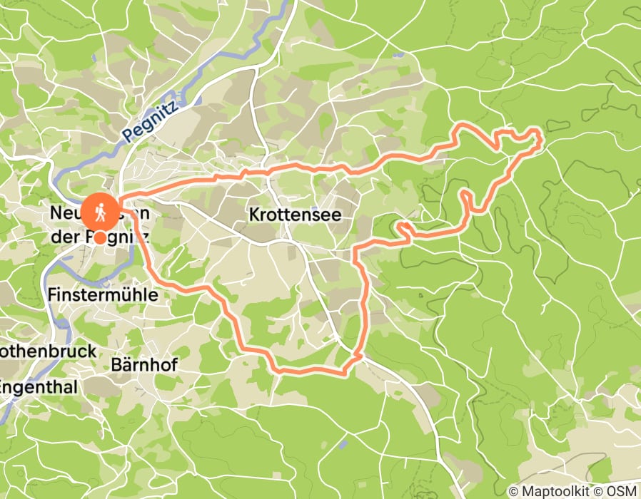 Karte der Tour