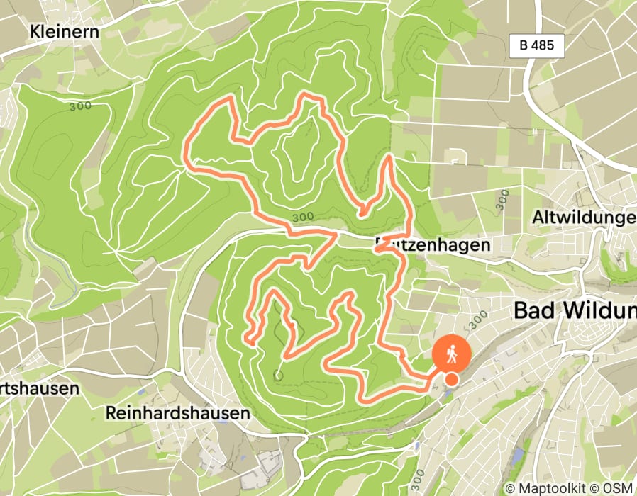 Karte der Tour
