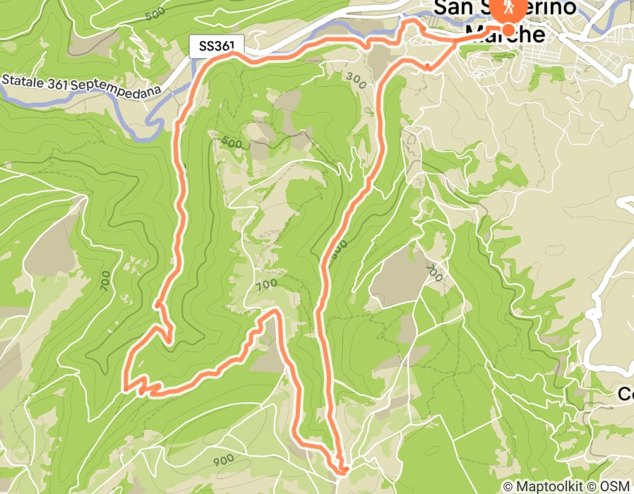 Karte der Tour