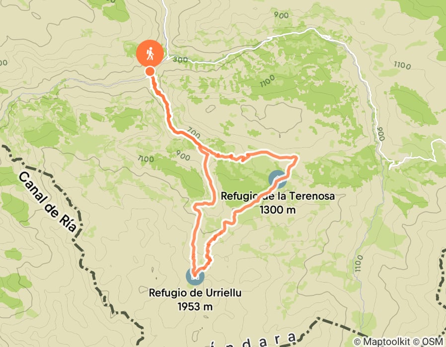 Karte der Tour