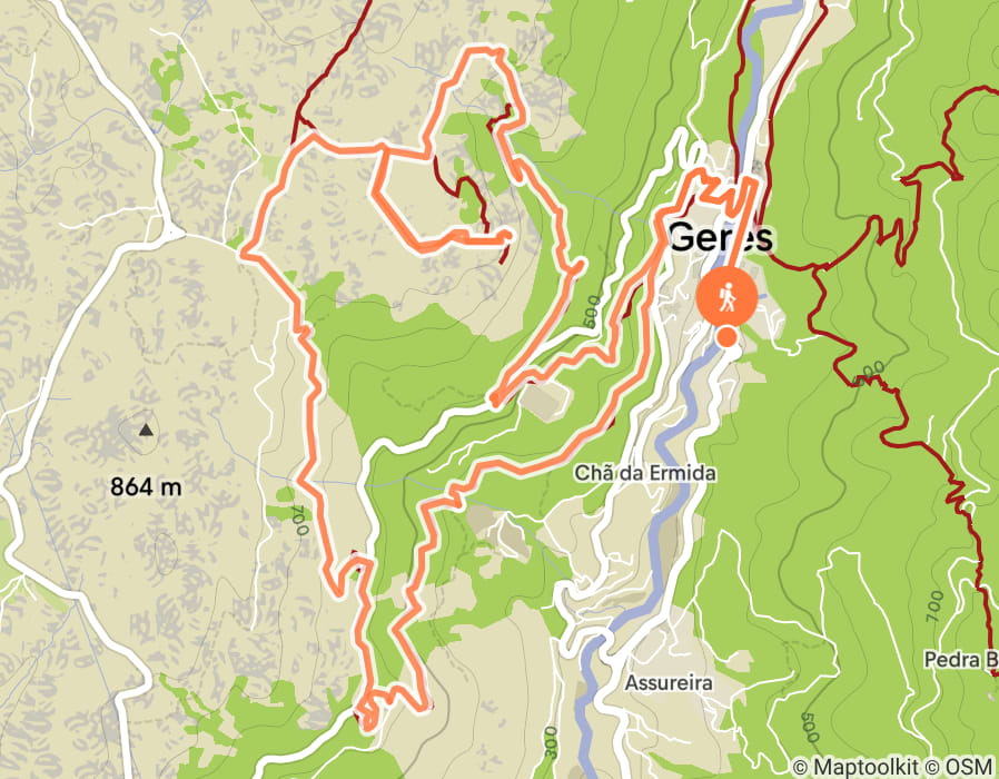 Karte der Tour