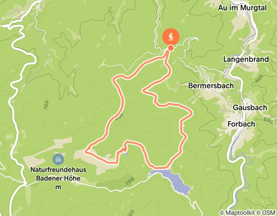 Karte der Tour