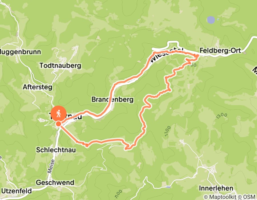 Karte der Tour