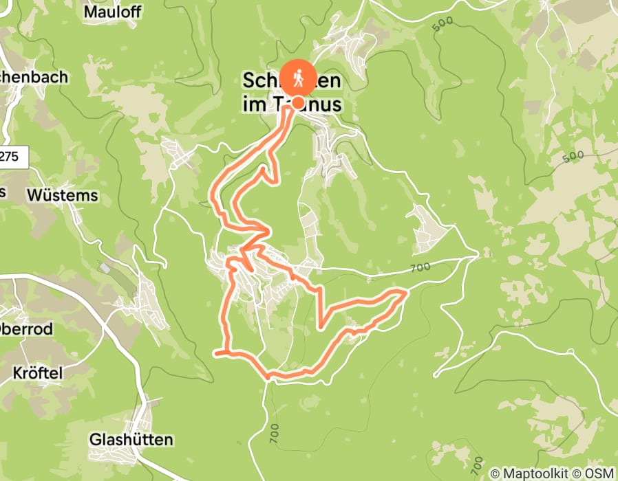 Karte der Tour