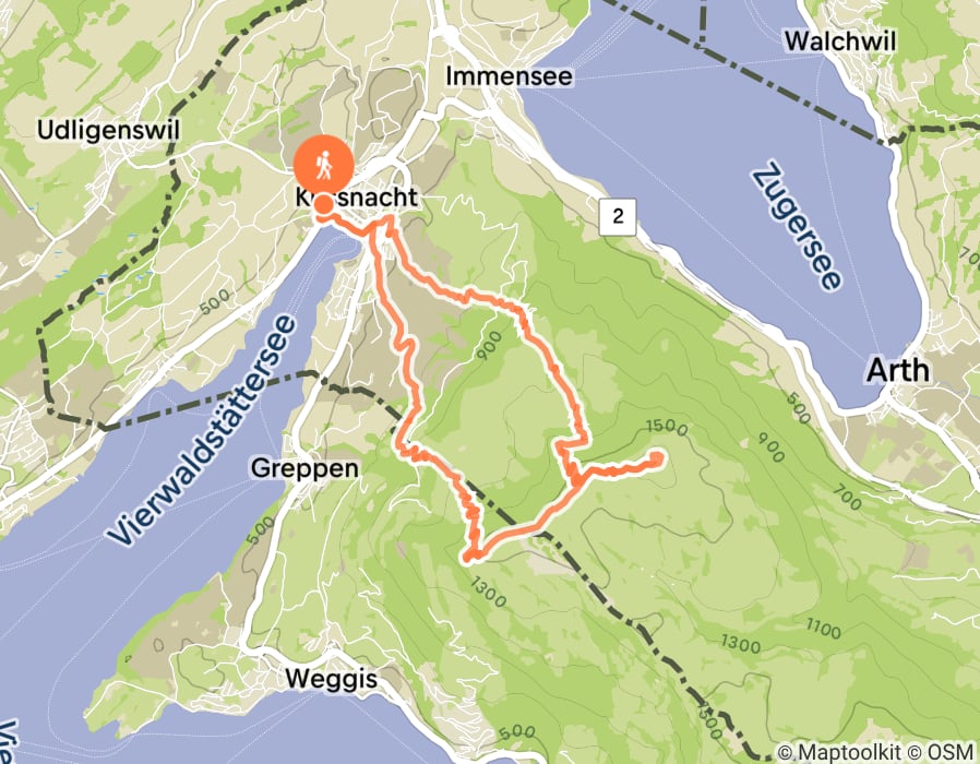 Karte der Tour