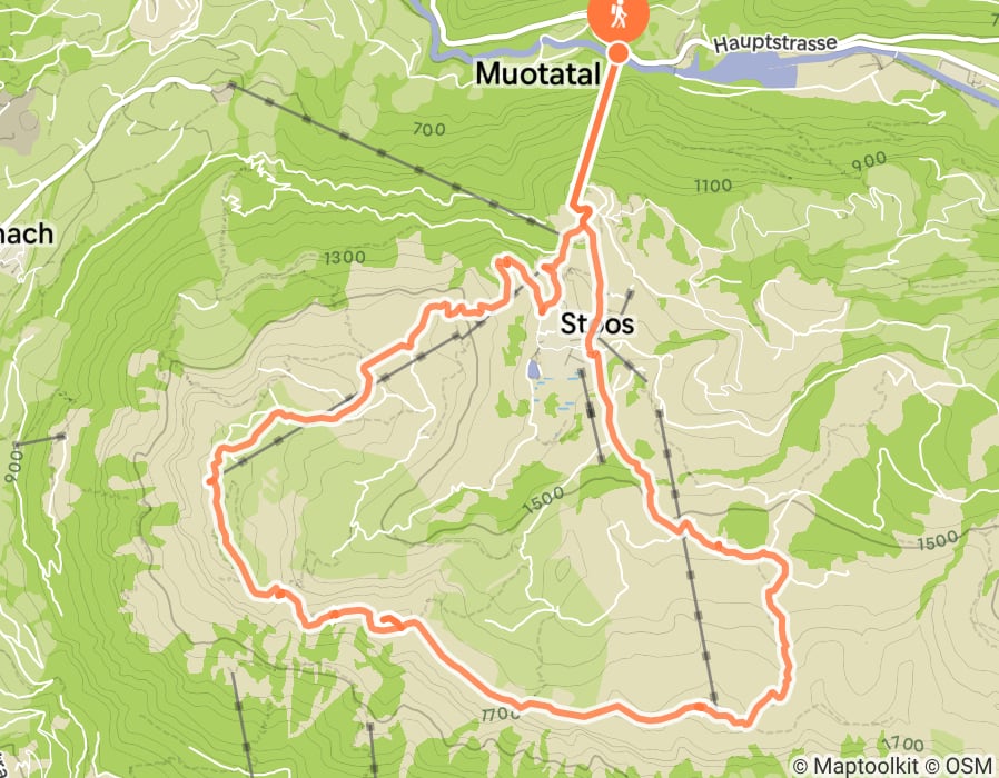 Karte der Tour