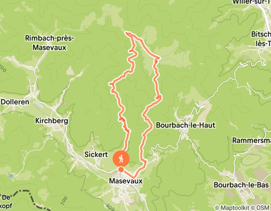 Karte der Tour