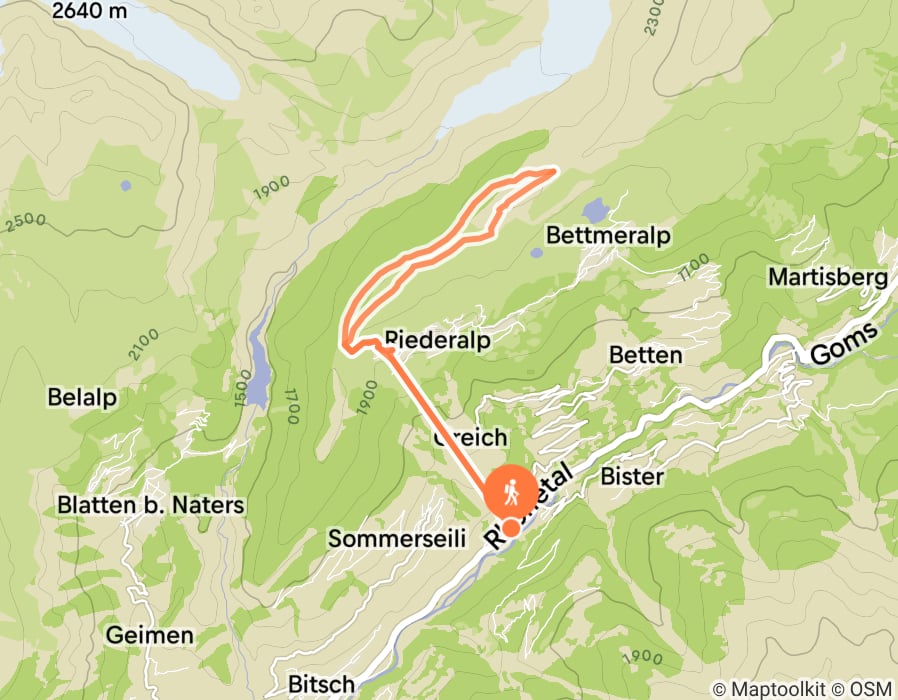 Karte der Tour