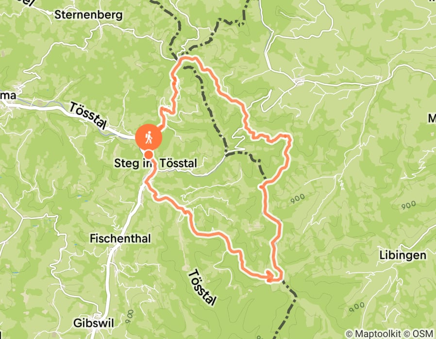 Karte der Tour