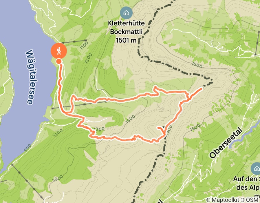 Karte der Tour